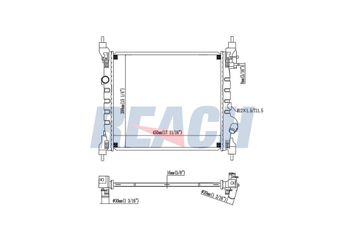 Su Radyatörü  VALEO 733234  95423942