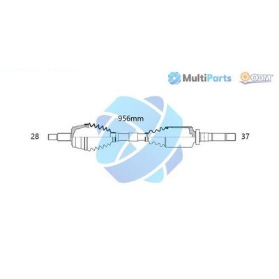 Aks Komple Ön Sağ DS 5 (04.2015->)  PSA ORJINAL 3273GH