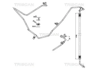 Klima Hortumu  RENAULT ORJINAL 924408016R  924408016R 924403910R 9244 039 10R 9244 080 16R