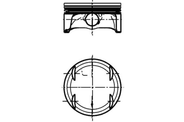 Piston (98.00MM-STD)   KOLBENSCHMIDT 40348600