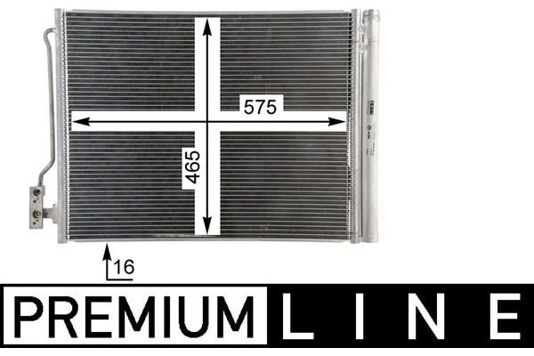 Klima Radyatörü  BMW 5 Serisi Sedan (F10)(08.2010->)  MAHLE AC 67 000P