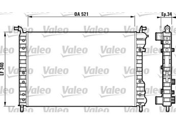 Su Radyatörü  VALEO 732007  A2105003003 46417050