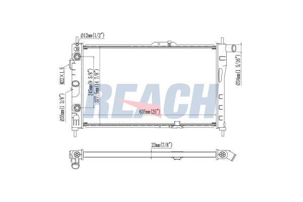Su Radyatörü  RADISEN RR 61657