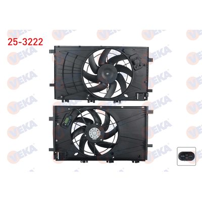 Radyatör Fan ve Motoru  VEKA 25-3222