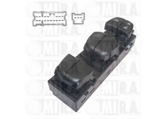 Cam Açma Düğmesi Ön Sağ ZEGEN ZSW1317  254014EA1A 25401-4EA1A 254019U12B 25401-9U12B 25401BB60B 25401-BB60B 25401BB65B 25401-BB65B 25401BR00B 25401-BR00B 25401JD000B 25401-JD000B 25401BH12C