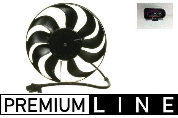 Radyatör Fan ve Motoru  Seat Cordoba 4 Kapı (6L2)(09.2002->)  MAHLE CFF 185 000P