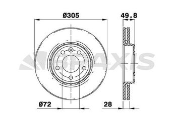 Fren Disk Ayna Ön Sağ ve Sol BRAXIS AD0062  4020600QAE 4413734 7711130077 93161253