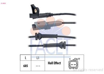 Abs Sensörü Ön Sağ veya Sol MOTORTEC TRN0014  4545K3 4545F5 4545C1 454588 4545 C1 4545 F5 4545 K3 9644966780 96 449 667 80 9652310580 96 523 105 80 9659058280 96 590 582 80 9665386780 96 653 867 80 131559 4545 88
