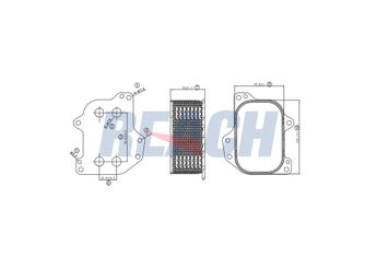 Motor Yağ Soğutucu  GVA 4275017K  3N115389A 3N115389B 3N115389K 03N 115 389 B 03N115389A 03N115389K 3N117021 03N117021