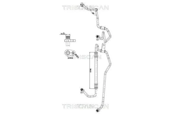 Klima Hortumu  PSA ORJINAL 6460RZ