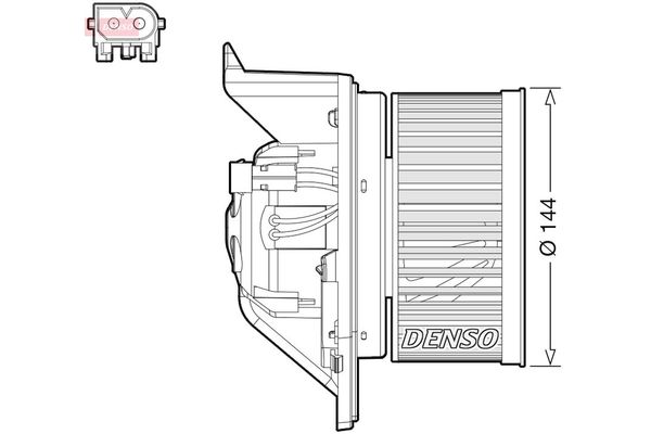 Kalorifer Motoru  DENSO DEA05005