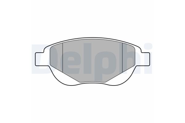 Fren Disk Balata Ön Peugeot 307 Break/ SW (S2)(06.2005->)  DELPHI LP3638