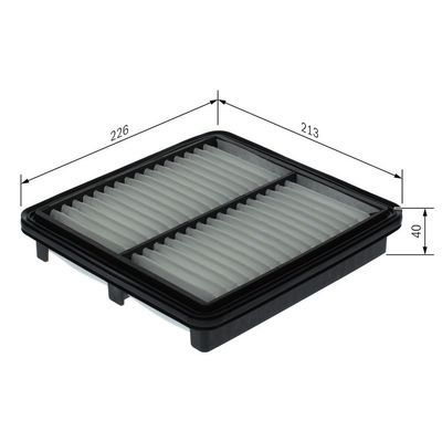 Hava Filtresi  Mazda CX-3 (DK)(04.2015->)  BOSCH F 026 400 667