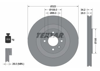 Fren Disk Ayna Ön Sağ ve Sol PSA ORJINAL 4249.L6  4249L6 1642767080 1687779880