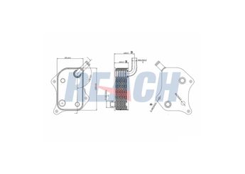 Motor Yağ Soğutucu  FITPART FIT04010038W  6B117021 06B 117 021 06B117021