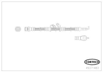 Fren Hortumu Ön Sağ CORTECO 49371483  9094702F83