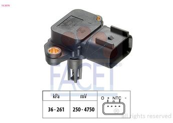 MAP Sensörü  FACET 10.3076  1C1A9F479AA 1827054 2207410 4138350 CC1A9F479AA CC1A9F479AB AJ82719 1 827 054 1C1A-9F479-AA 2 207 410 4 138 350 CC1A-9F479-AA CC1A-9F479-AB AJ8 2719