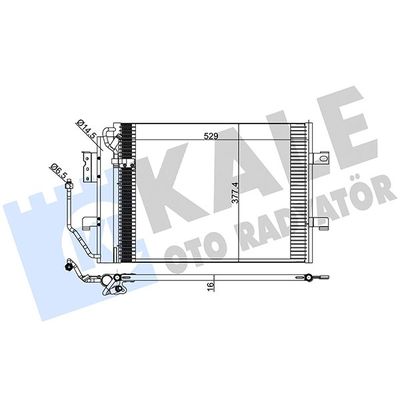Klima Radyatörü  KALE 380900