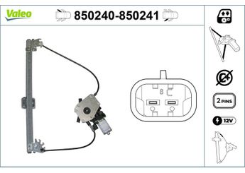 Cam Krikosu Arka Sol VALEO 850240  1247300346 1247300746 A1247300346
