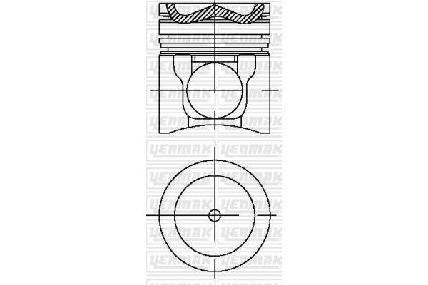Piston (128.00MM-STD)   YENMAK 31-04681-000