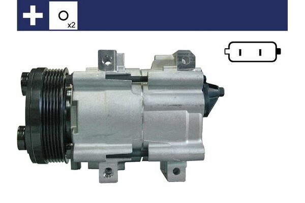 Klima Kompresörü  Ford Transit Kamyonet (FY)(2000->)  MAHLE ACP 153 000S