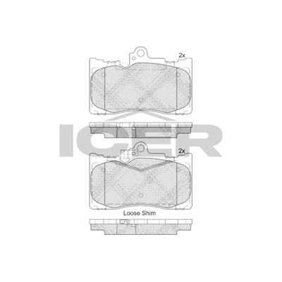 Fren Disk Balata Ön Lexus RC (2014->)  OTOZONE FDO9162-R