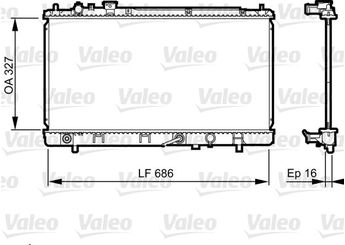 Su Radyatörü  VALEO 735240  FS7P15200 FS7P15200A FS7P-15-200A FS7P15200B FS7P-15-200B FS7P15200C FS7P-15-200C FS8M15200 FS8M-15-200 FS8M15200A FS8M-15-200A FS8M15200B FS8M-15-200B ZM4015200 ZM40-15-200 ZM4415200 ZM44-15-200 FS7C15200C