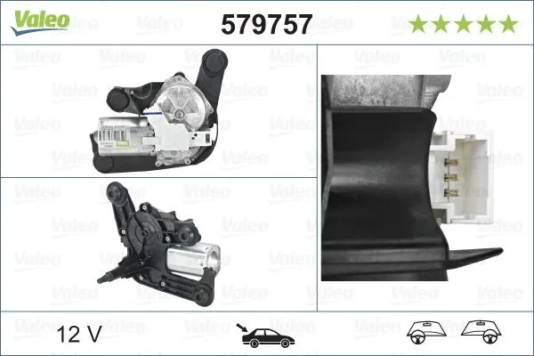 Silecek Mekanizma Motoru Arka VALEO 579757