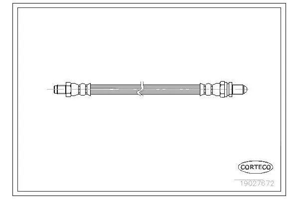 Fren Hortumu Ön Sağ veya Sol Ford Fiesta (DX)(2000->)  MGA 511054