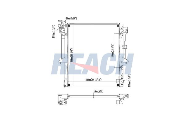 Su Radyatörü  RADISEN RR 62819-16MM