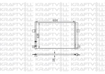 Klima Radyatörü  KRAFTVOLL 08060186  