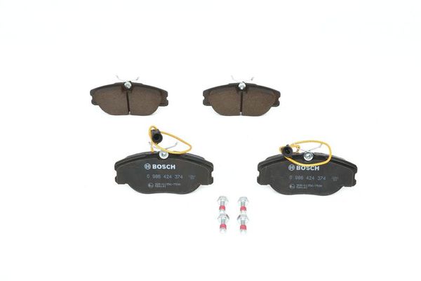 Fren Disk Balata Ön Alfa Romeo 155 (1992->)  BOSCH 0 986 424 374