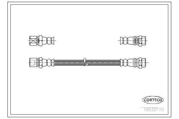 Fren Hortumu Arka Sağ veya Sol ASPART 3HOS1290