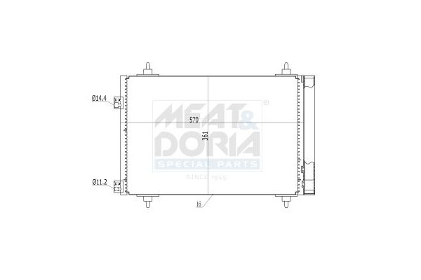 Klima Radyatörü  MOCA ACCN1236
