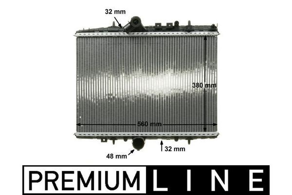 Su Radyatörü  Citroen C5 5 Kapı (03.2001->)  MAHLE CR 883 000P
