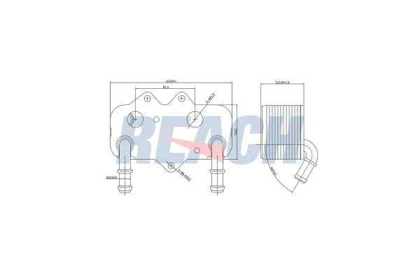 Motor Yağ Soğutucu  Saab 9-3 5 Kapı (1998->)  VEKA 45-3210
