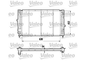 Su Radyatörü  VALEO 731755  K72A15200 0K72A15200 4B0121251T 8D0121251BC 8D0121251BE 8D0121251C 8D0121251M