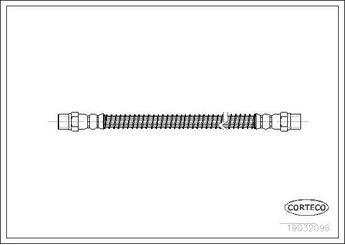 Fren Hortumu Arka Sağ veya Sol OSSCA BRSFH15016  7D0611775D