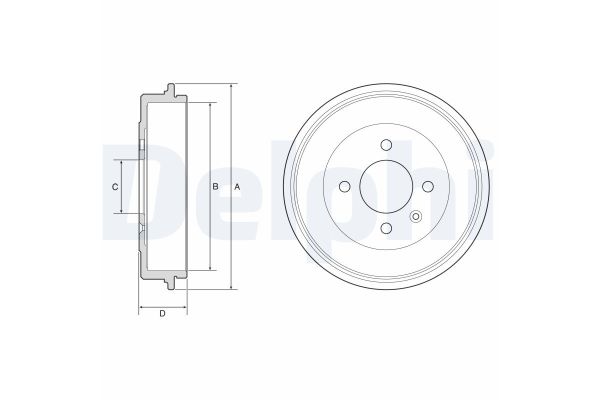 Kampana Arka Sağ veya Sol DELPHI BF642