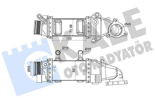 Turbo Radyatörü  Audi A1 (8XK)(11.2014->)  BITAPART BVO202003