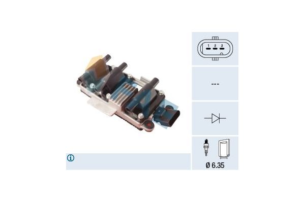 Ateşleme Bobini  Ford Transit Connect (CHC)(2013->)  EUROCRAFT EU F16108-028