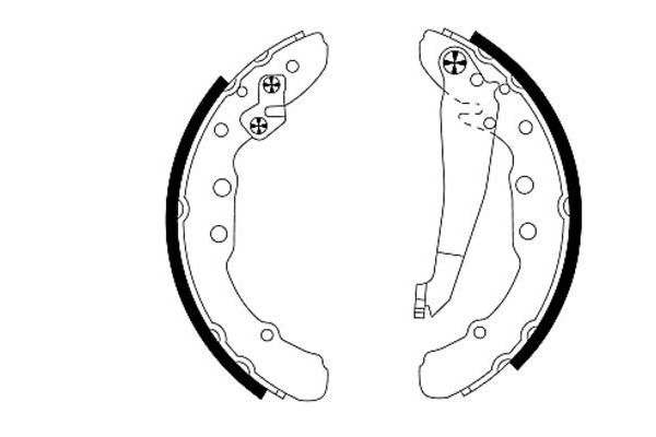 Fren Pabuçlu Balata Arka Volkswagen Golf III (1H1)(11.1991->1997)  TEXTAR 91044400