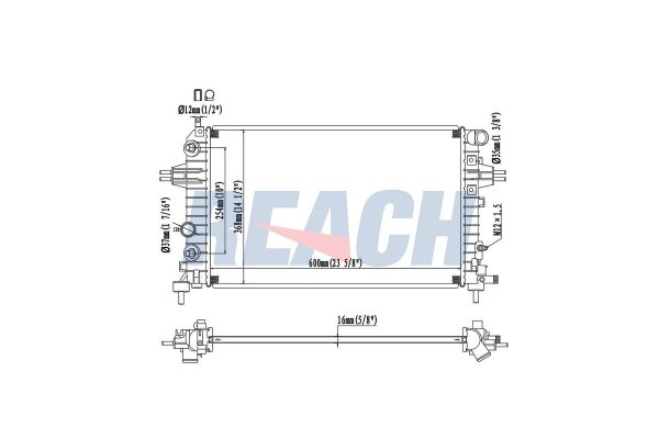 Su Radyatörü  ORİS MOP334023