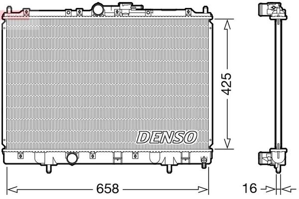 Su Radyatörü  DENSO DRM45051