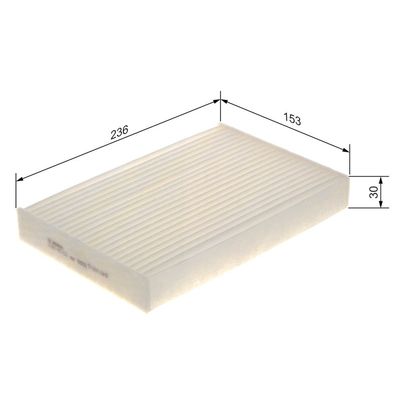 Polen Filtresi  Nissan Juke (F15E)(06.2010->)  BOSCH 0 986 4B5 002