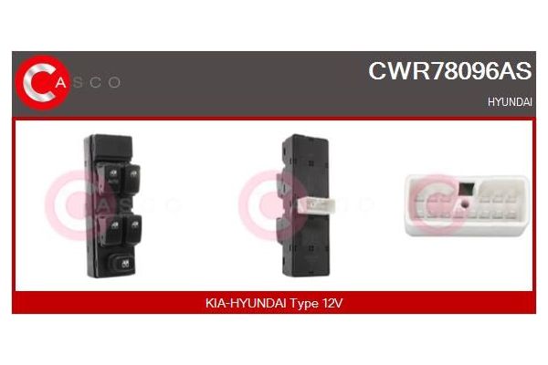 Cam Açma Düğmesi Ön Sol MCAR AN-1814