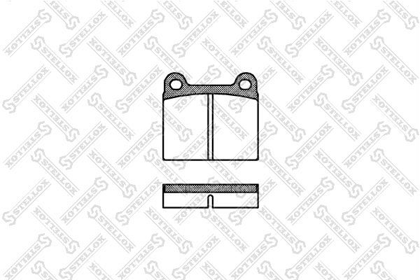 Fren Disk Balata Arka Opel Monza A (1978->)  MANDO MBF015060