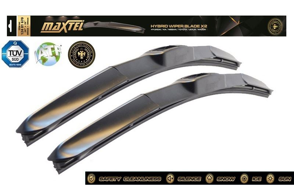 Silecek Süpürgesi Ön  650/400 mm - 26/16 inç MAXTEL 12401671