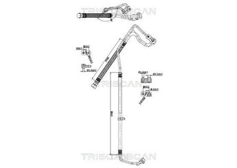 Klima Hortumu  FIAT ORJINAL 51811367  51811367