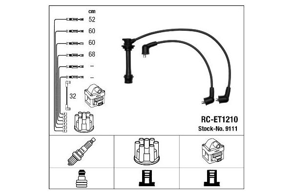 Buji Kablosu  NGK 9111